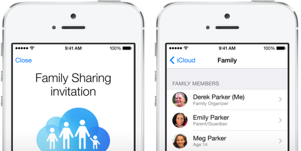 iOS 8 Family Sharing